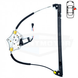 Window Regulator Front Right with Motor for RENAULT Scenic 1 1996-2003